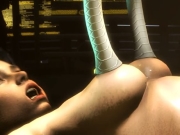 Lara Croft Gets Anal From Xenomorph