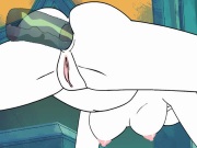 Pearl Gets Stuffed By A Dildo